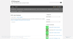 Desktop Screenshot of mtgdissected.com