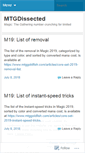 Mobile Screenshot of mtgdissected.com