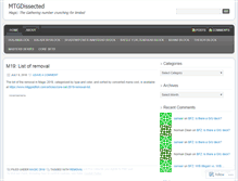 Tablet Screenshot of mtgdissected.com